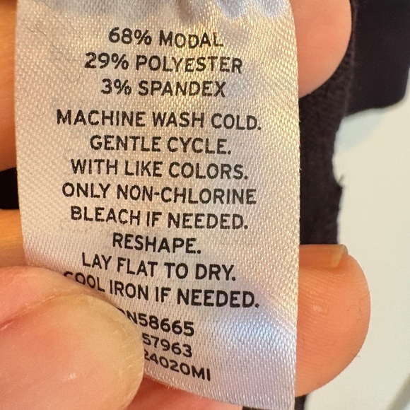 NWOT Black Caslon MODAL Soandex Blend High Low Minimalist Career Wear Tunic L - Picture 11 of 11